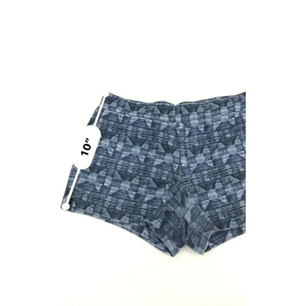 Old Navy Girls Shorts Pull On Stretch Geometric Casual Summer Sz 10/12